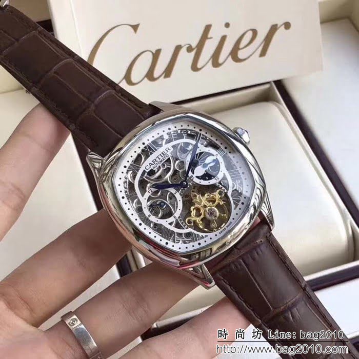CARTIER卡地亞 新品上市 八角殼型 精品男士腕表 WSS1327